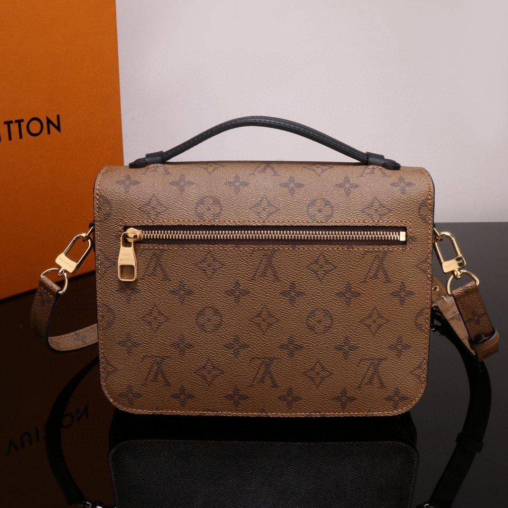 Louis Vuitton SOLD OUT Reverse Monogram Metis Pochette Crossbody Bag  BX/Receipt For Sale at 1stDibs