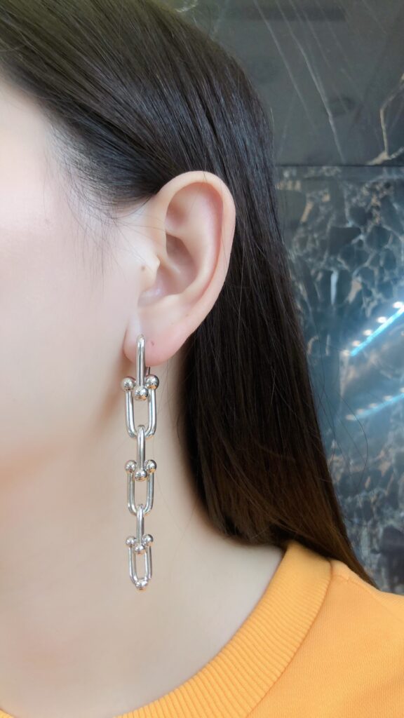 Tiffany HardWear Graduated Link Earrings