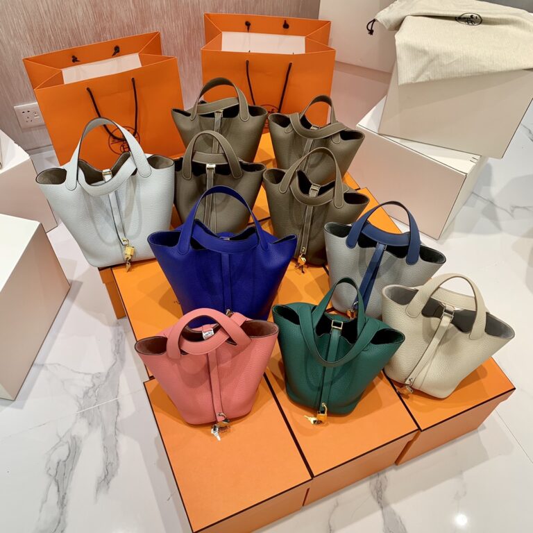 Hermes Picotin Lock 22 & 18cm Bag in Multiple Colors GHW AND PHW
